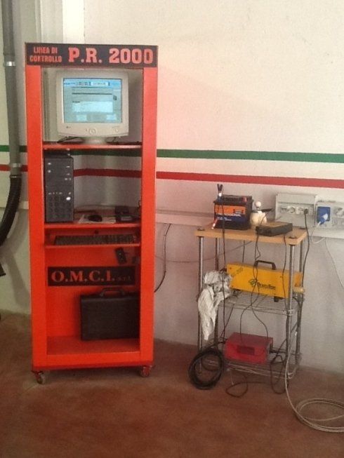 Cabina per diagnosi elettronica