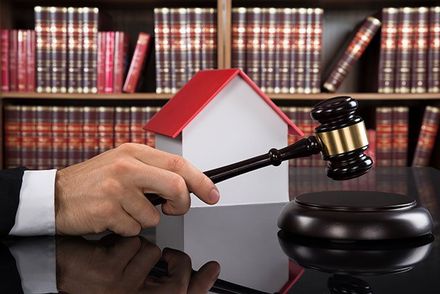 Estate Lawyer — Gavel with House Model in Zanesville, OH Estate Lawyer — Gavel with House Model in Zanesville, OH