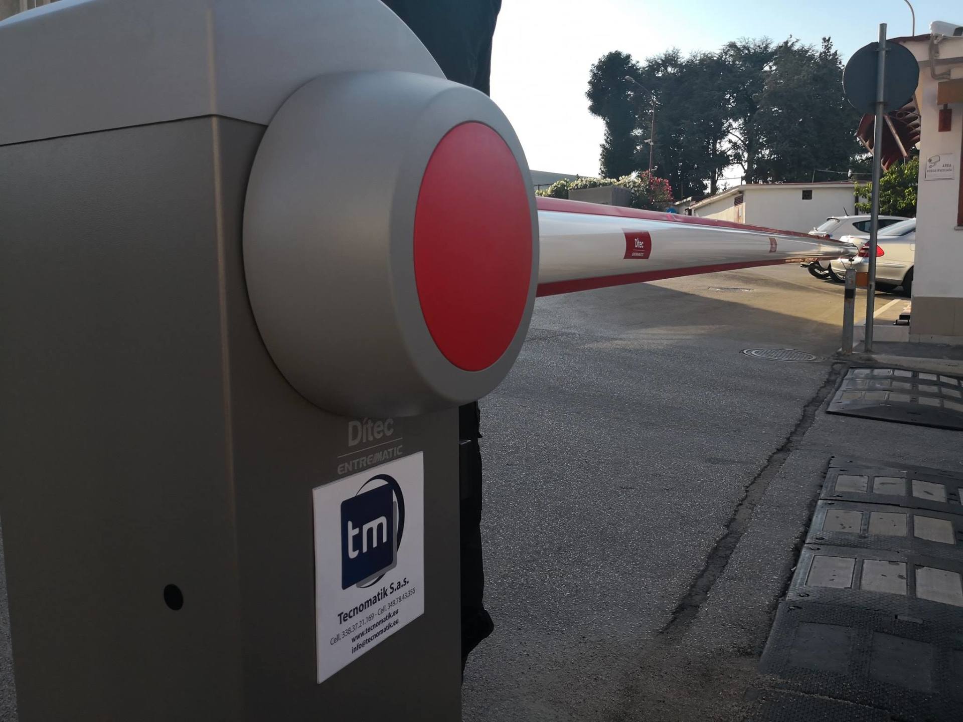 barra per ingresso di un parcheggio