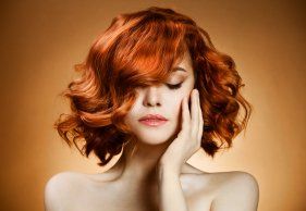 copper hair, curls, redhead, red hair