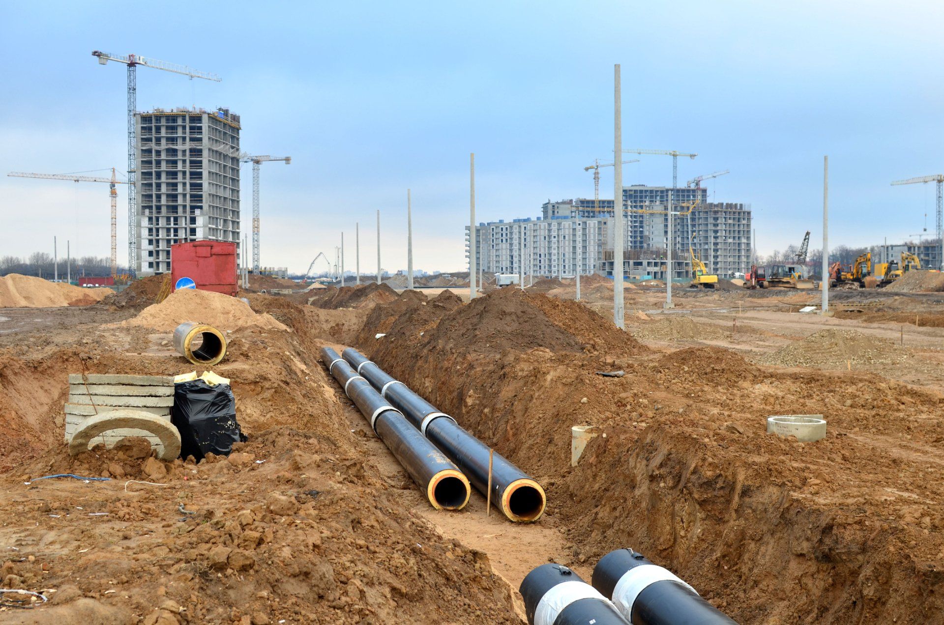Laying Underground Storm Sewers — Rocky River, OH — North Ohio Sewer and Drain LLC Laying Underground Storm Sewers — Rocky River, OH — North Ohio Sewer and Drain LLC