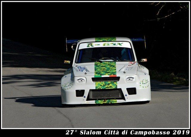 Veicolo allo slalom di Campobasso