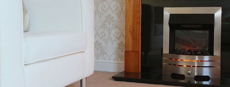 Gas fire installation