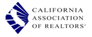 The logo for the california association of realtors