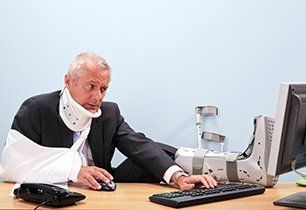 An elderly person