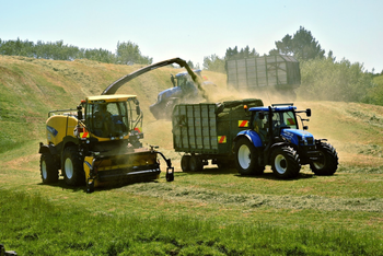 Seed Drilling on a Taranaki property