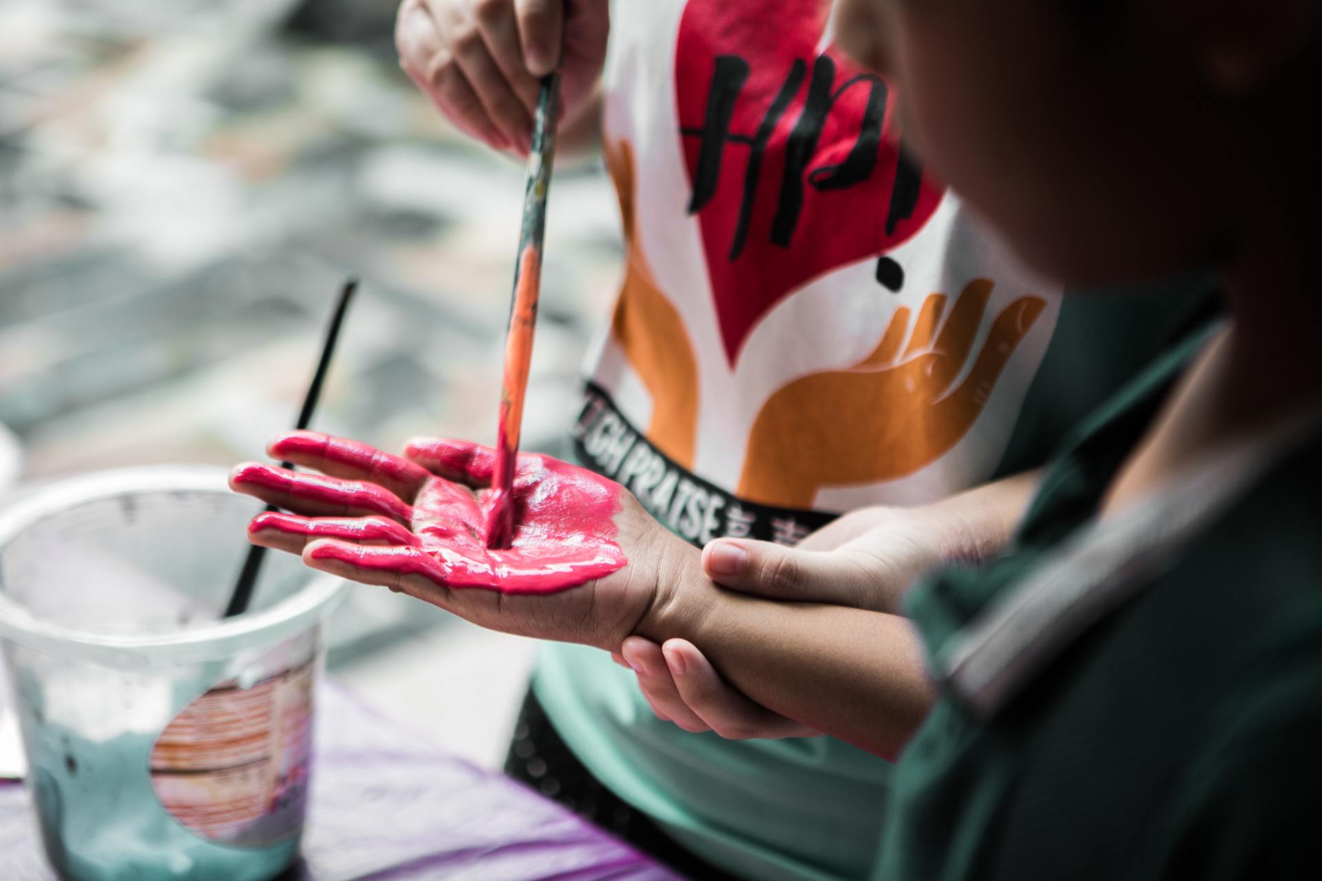 Hand Print Art