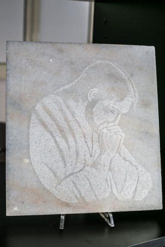 immagine sacra per lapide