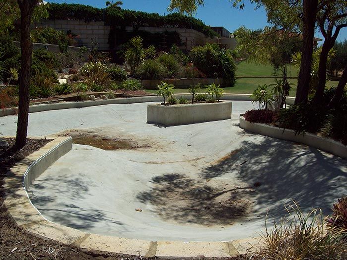 empty pond