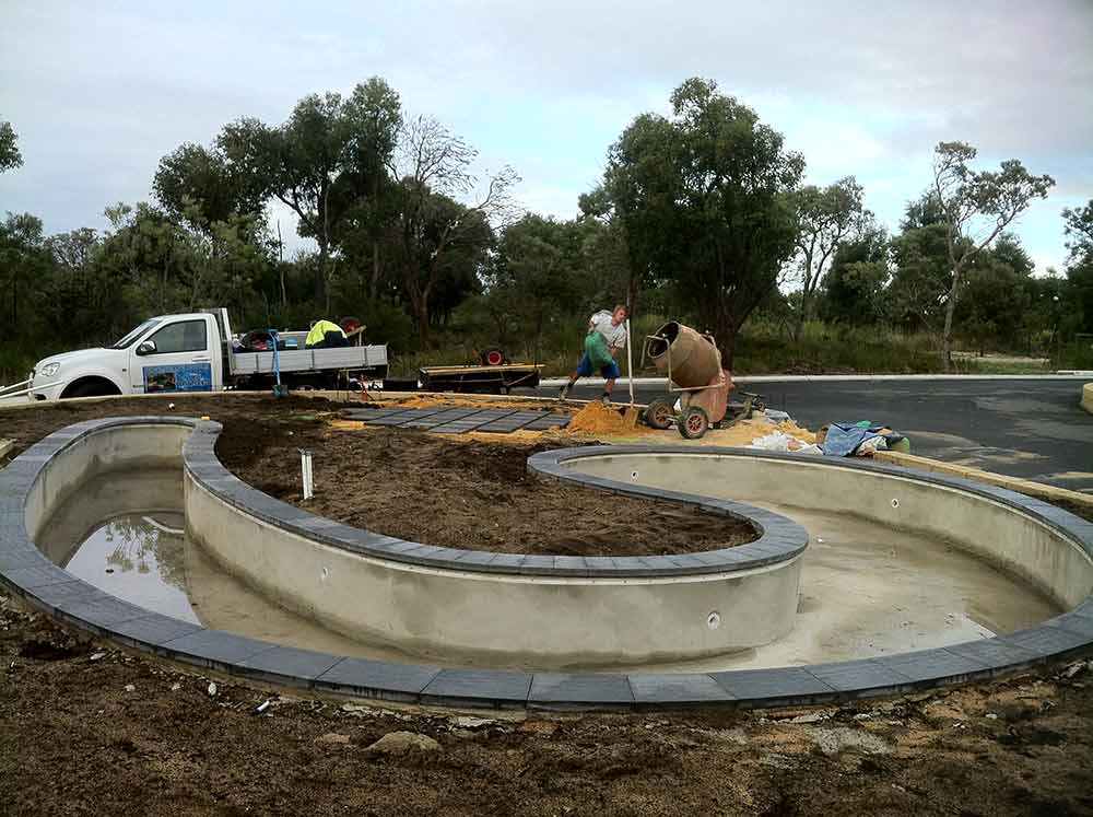 wangara pond before complete