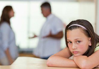 Girl looking sad