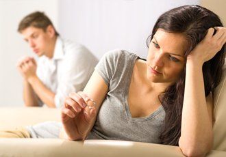 Sad couple 