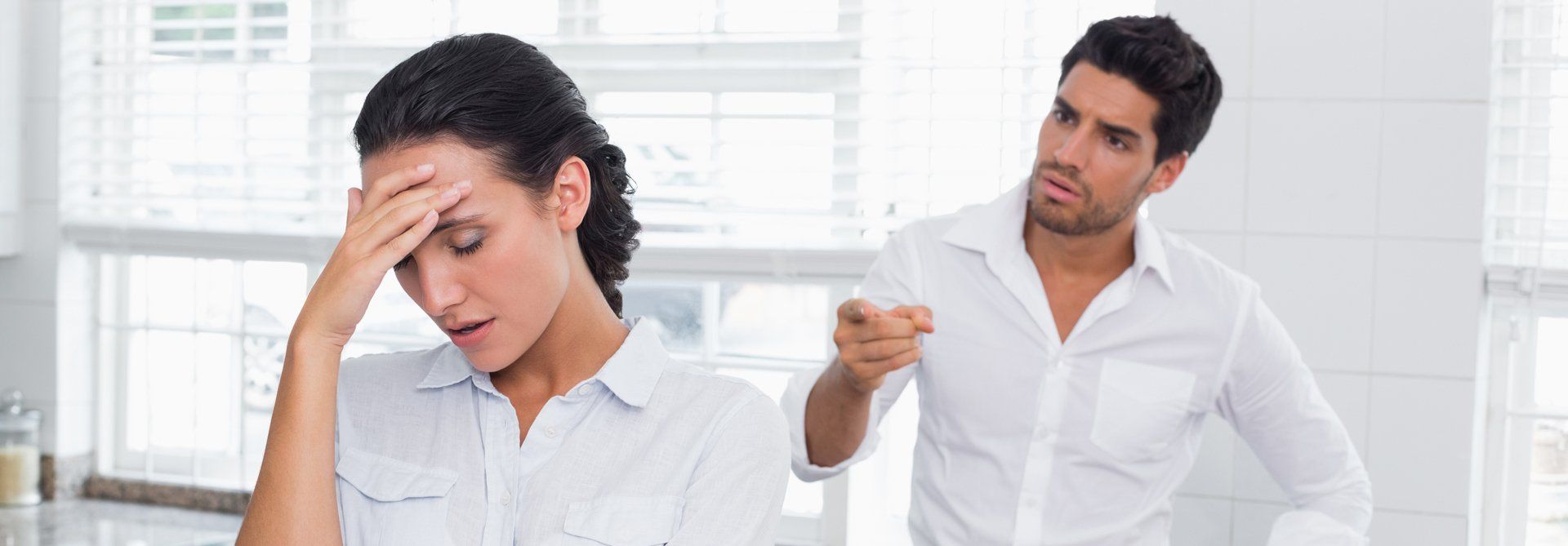 Couple arguing