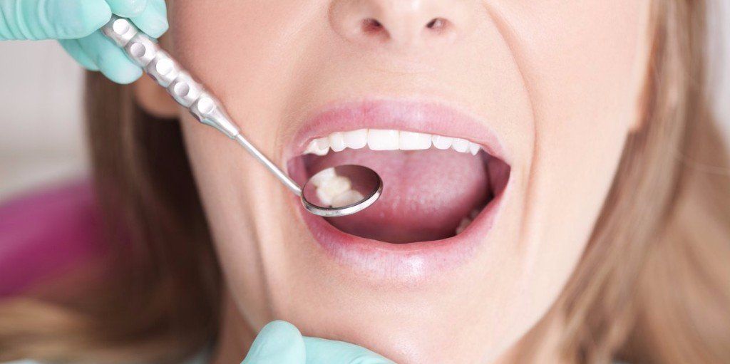Patient Getting Teeth Cleaned