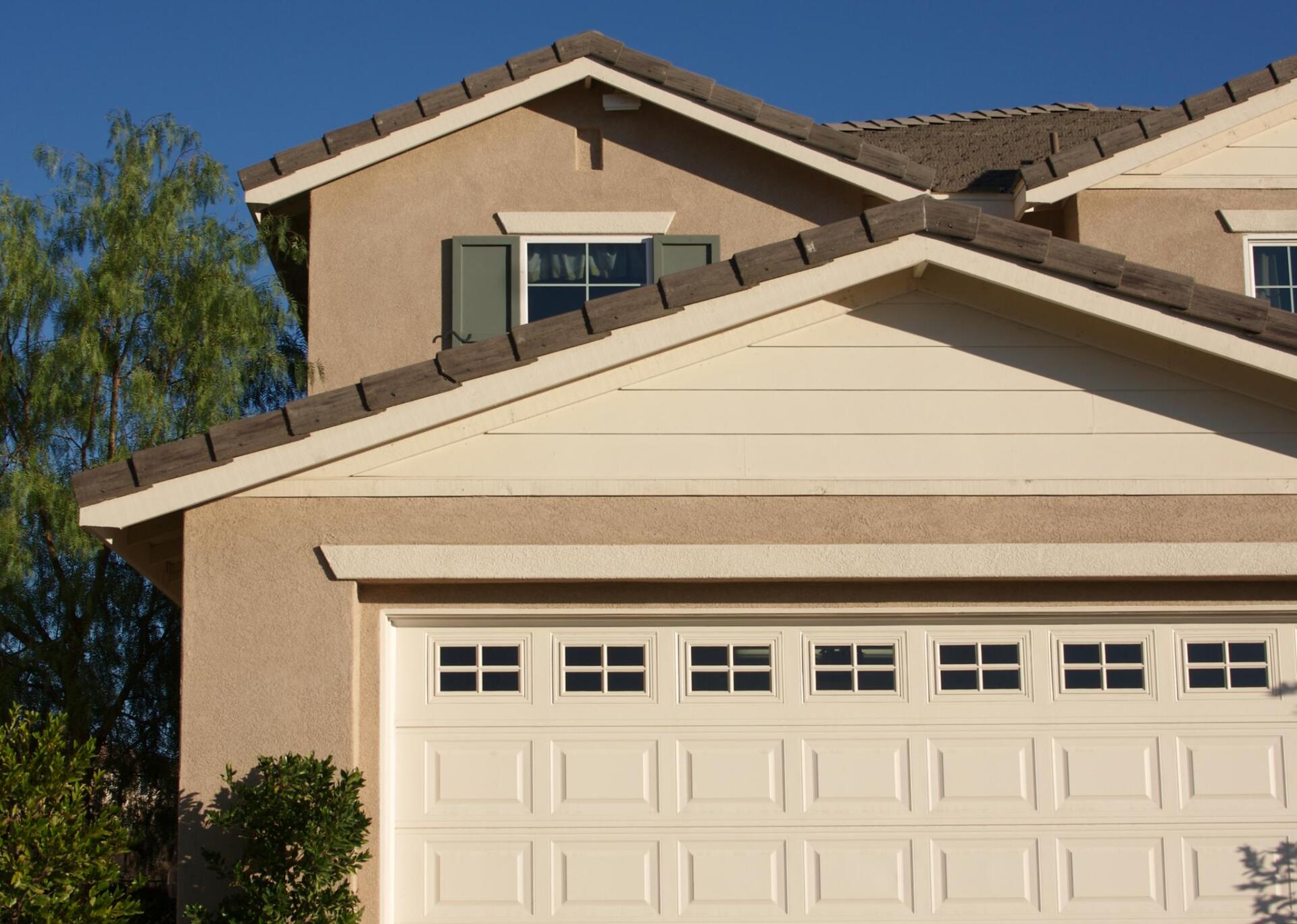 a house with garage