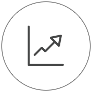 upward trend sign