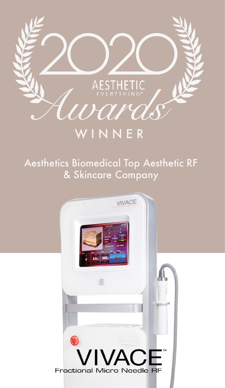 Vivace ist Gewinner der Aesthetic Awards 2020.