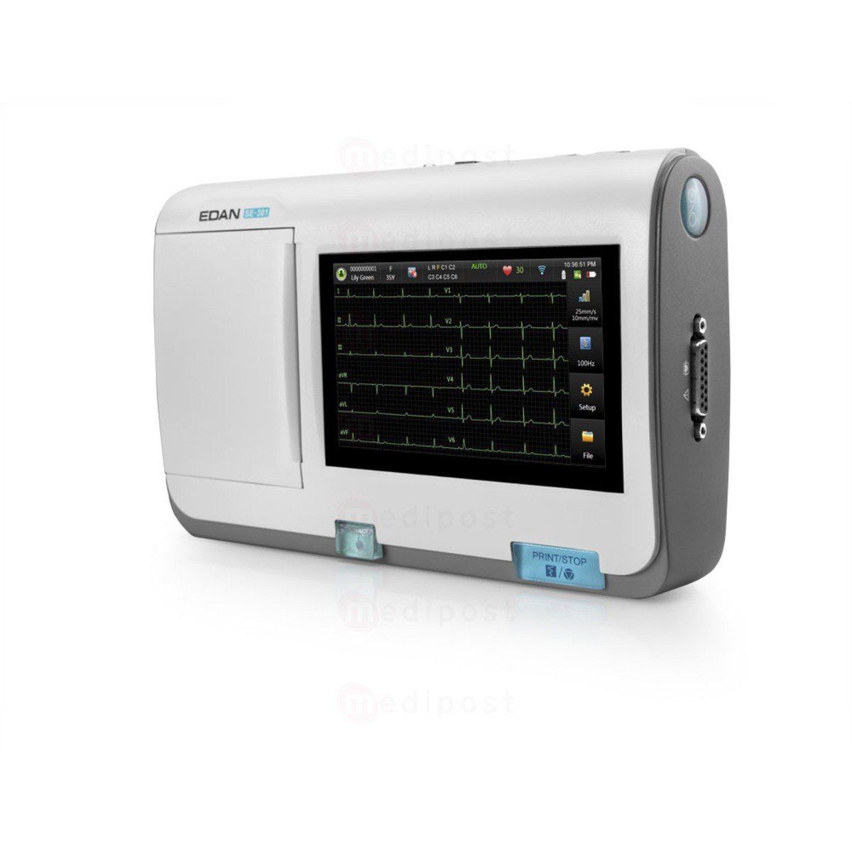Electrocardiographe 3 pistes - Matériel médical au Maroc