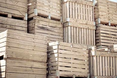 stacks of pallets and skids stacks of pallets and skids