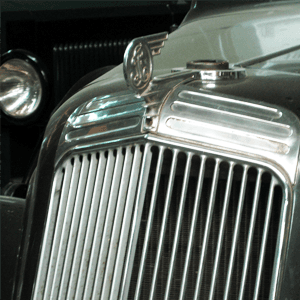 front view of the automobile