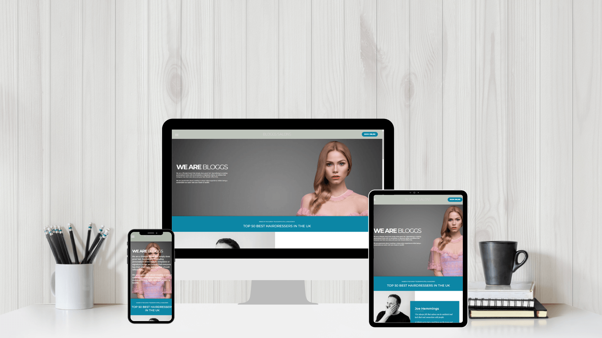 Hair Salon Responsive Website Design
