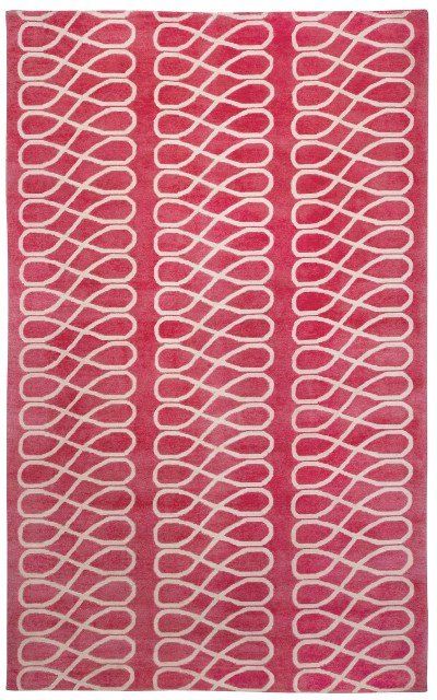 Red Pattern Area Rug, in New York, NY