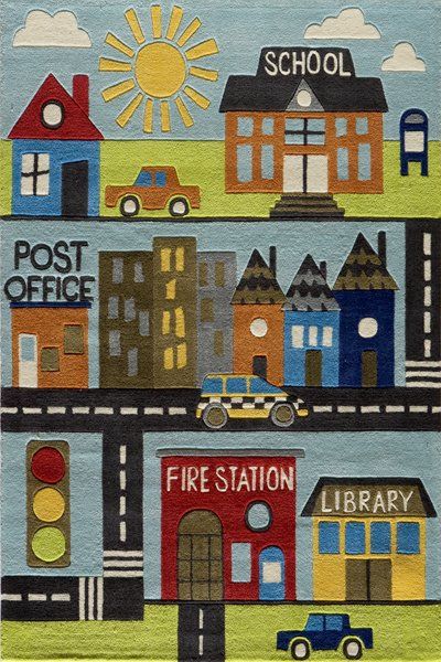 Houses Area Rug, in New York, NY