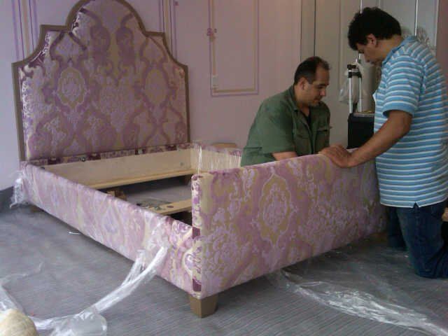 Mauve Custom Headboard, Bedding Store in New York, NY