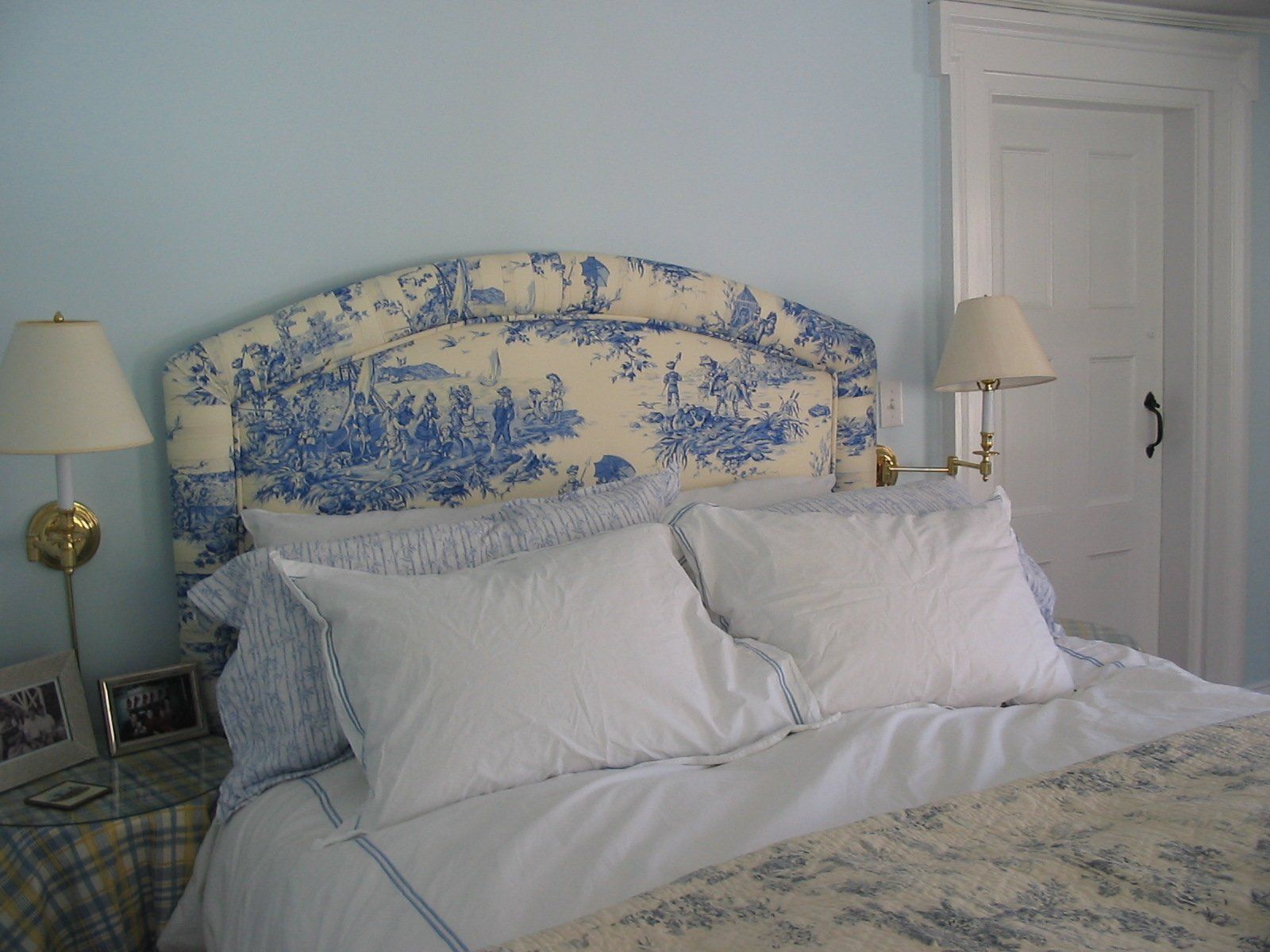 Toile Custom Headboard, Bedding Store in New York, NY