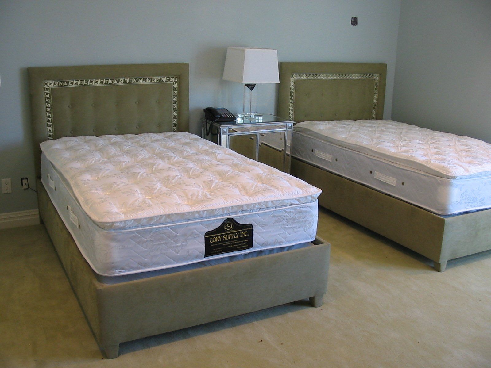 Suede Custom Headboard, Bedding Store in New York, NY