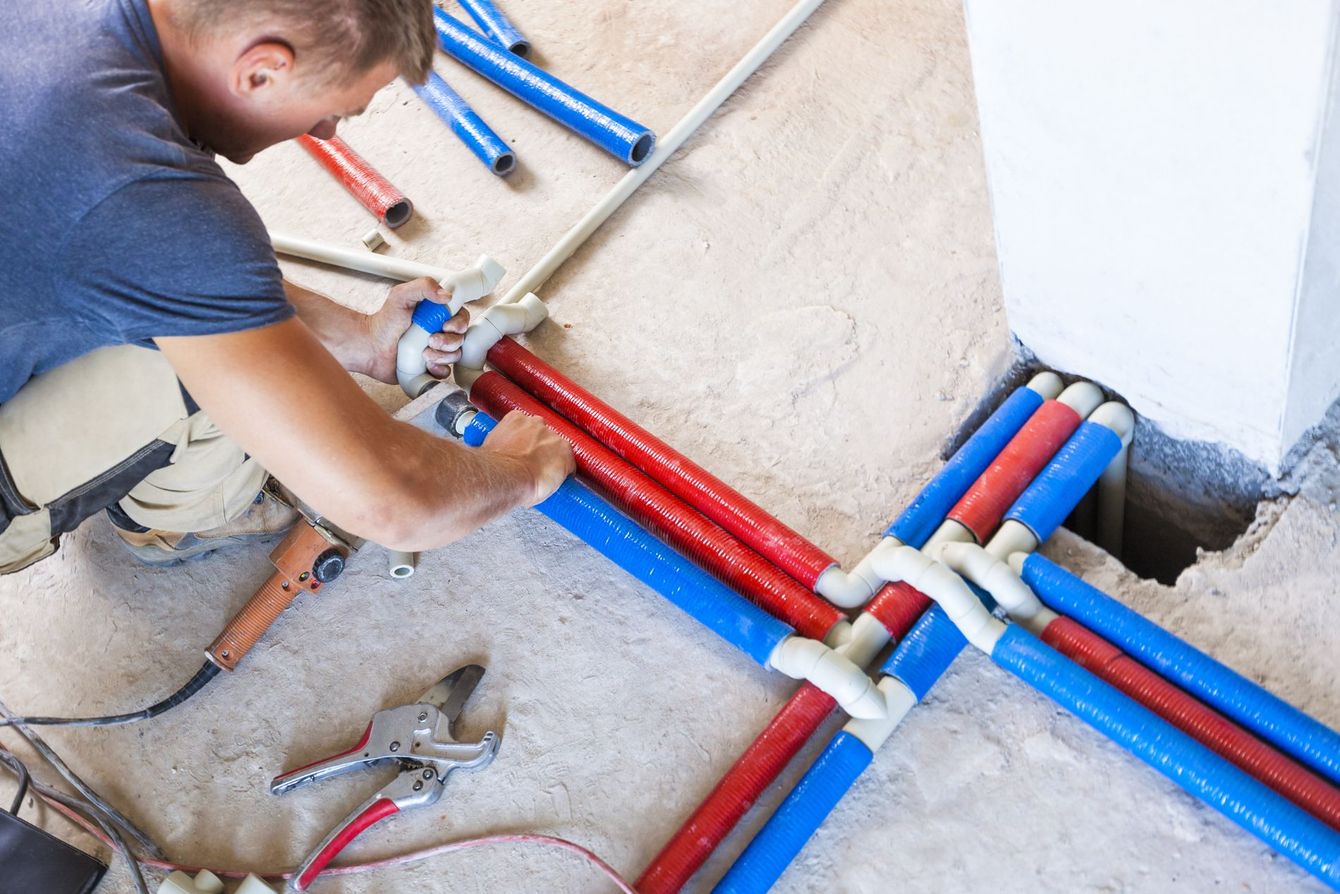Plumber repiping