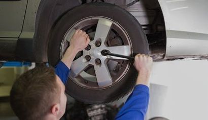 car wheel fitting