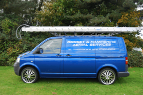 Aerial Services - Christchurch | Dorset & Hampshire Aerial Services Van