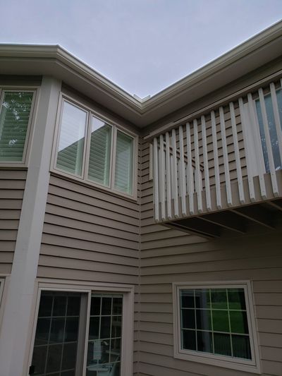 Newly Installed Gutter — Aurora, IL — K&M Seamless Gutters