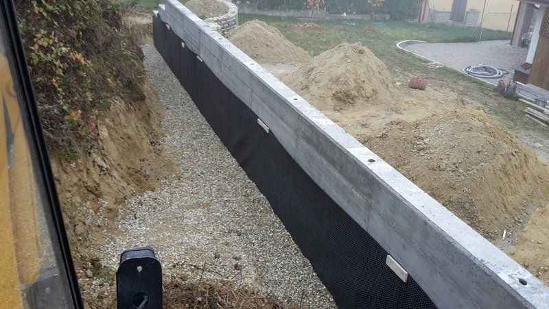 costruzione muro