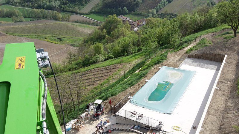 piscina su tetto