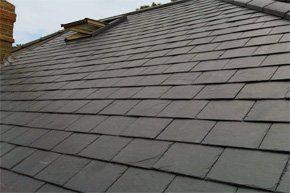 Slate roof tiles