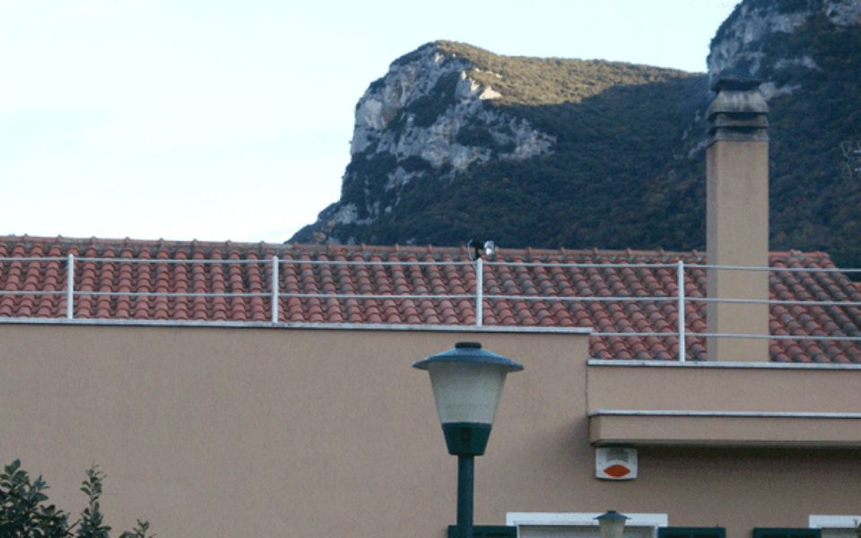 Tetto e lampione