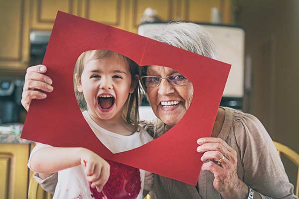 Grandma and Granddaughter