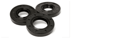 Three black oil seals Three black oil seals