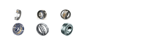 Six different spherical roller bearings TSix different spherical roller bearings