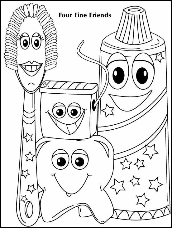 mandurah dental surgery colouring in book