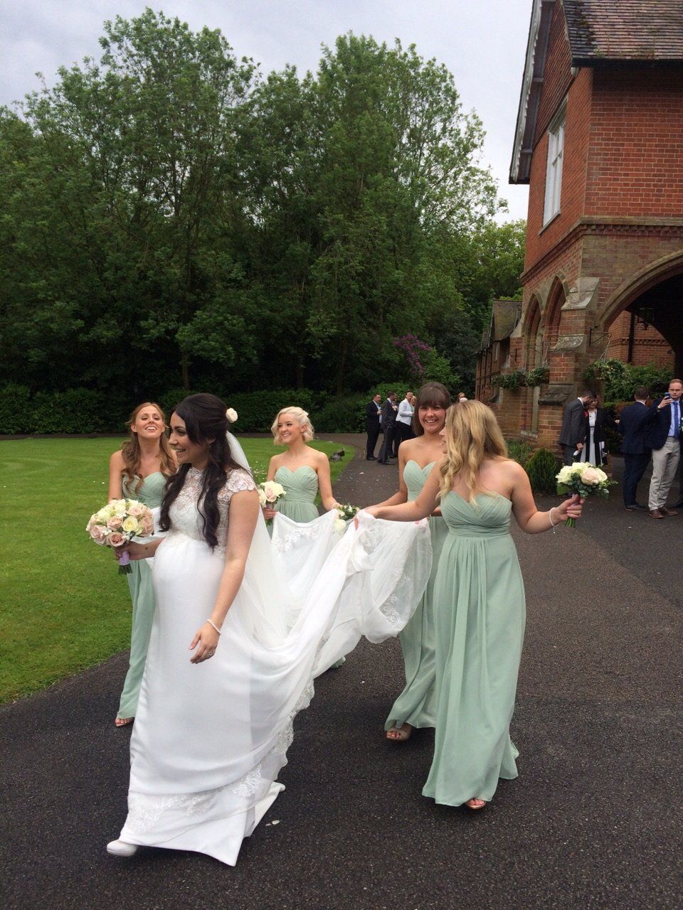 Pregnant Bride Bespoke Wedding Dress