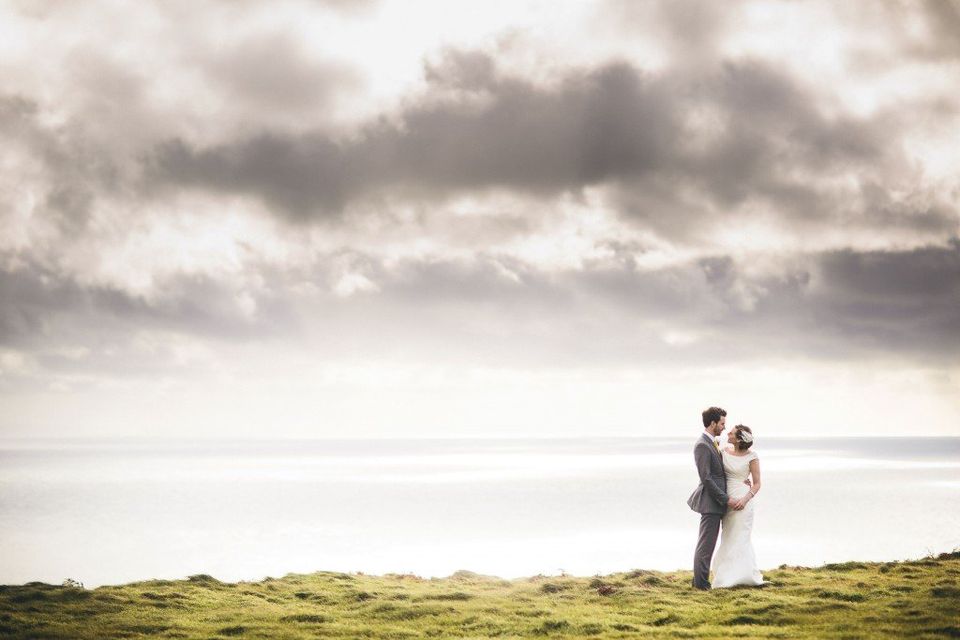 Lundy Isalnd Bespoke Wedding Dress