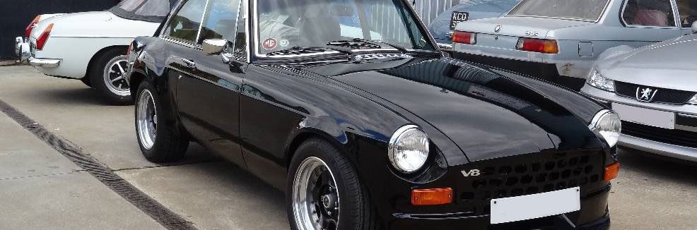 black classic car