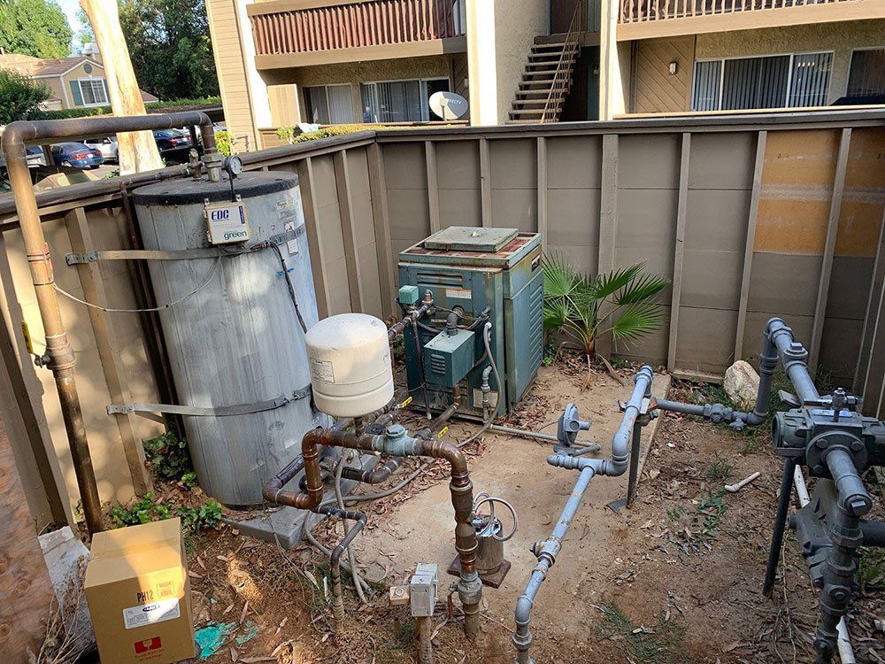 Tank on the Backyard — Commerce , CA — A.R.C. Property Services Co