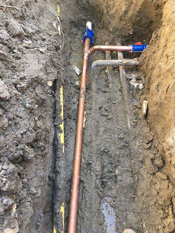 Water Pipeline Installation —Commerce , CA — A.R.C. Property Services Co