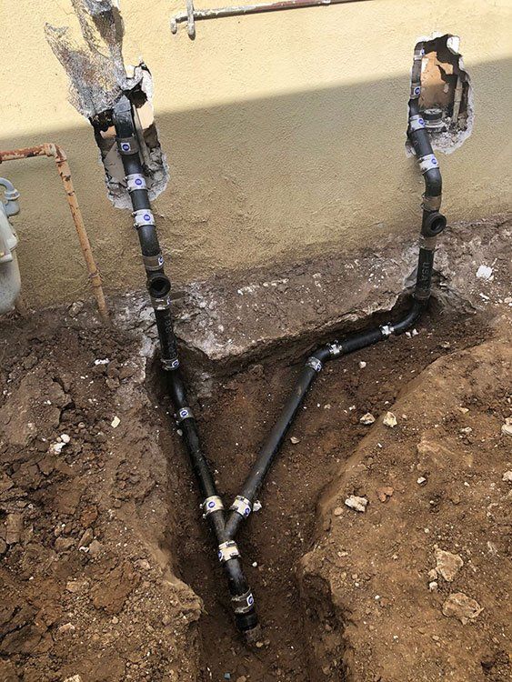 Water Pipe — Commerce , CA — A.R.C. Property Services Co