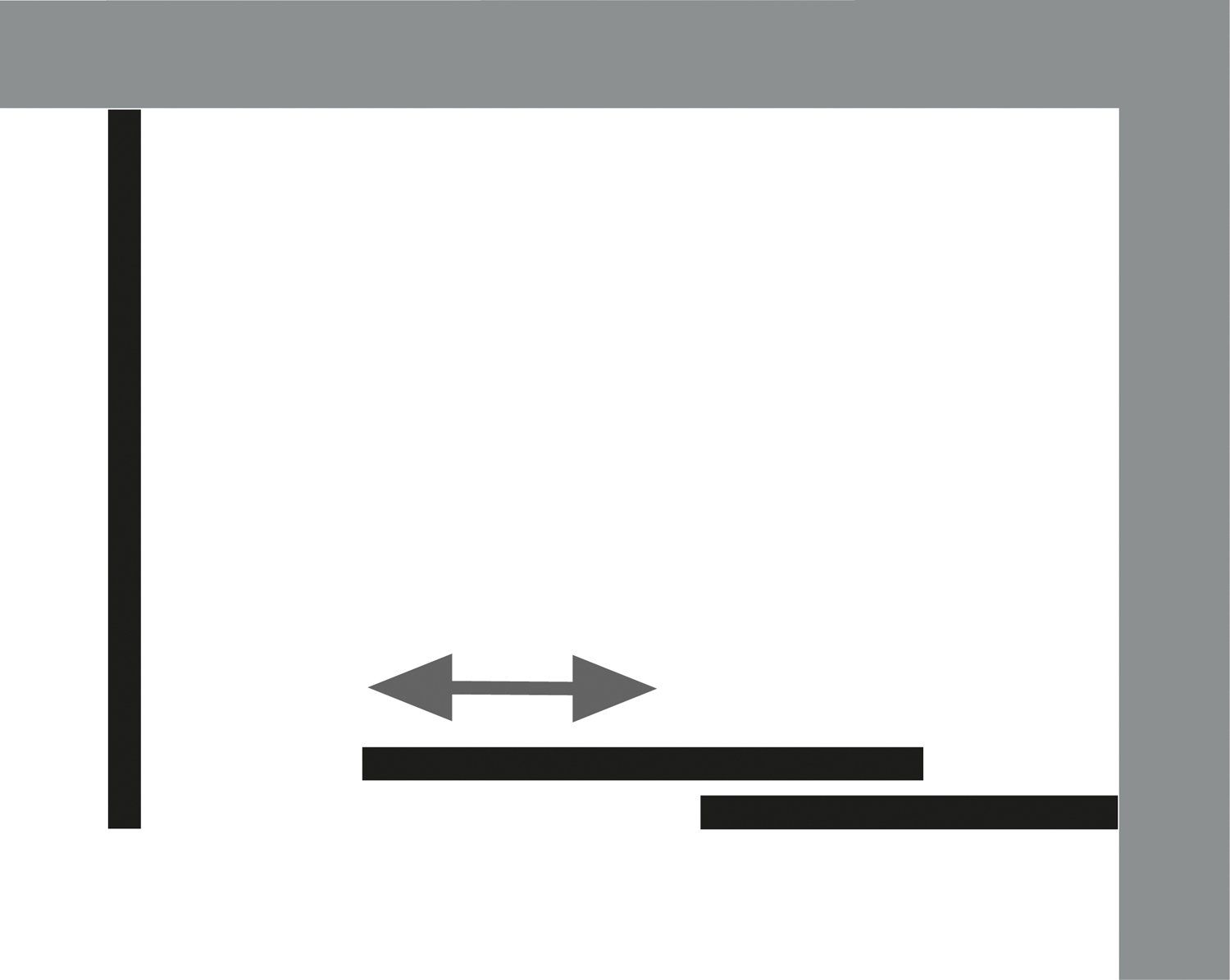Öffnungsmechanismus der Gleittür
