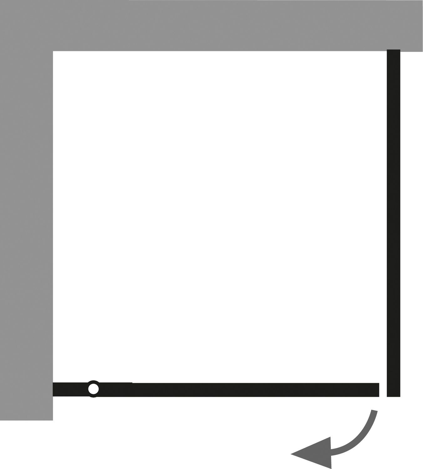 Öffnungsmechanismus der Drehtür